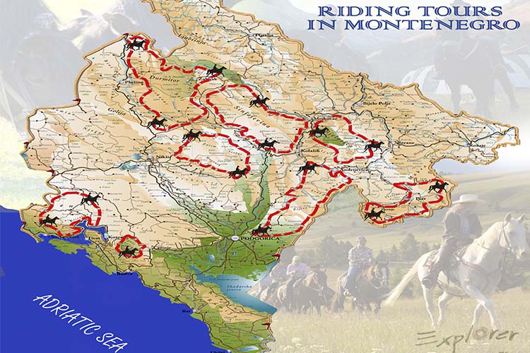 Horseback riding tours in Montenegro